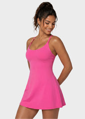 Plush Backless Active Dress – Easy Peezy