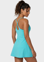 Plush Backless Active Dress – Easy Peezy