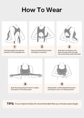 Women's Posture Correction Wireless Sports Bra