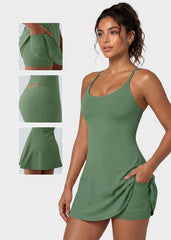 Plush Backless Active Dress – Easy Peezy