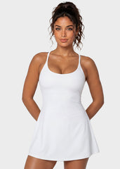 Plush Backless Active Dress – Easy Peezy