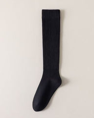 5-Pair Women's Warm Calf Socks – Slim-Fit Winter Socks in Mixed Colors