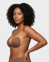 2 Pairs Front Closure Adhesive Push-Up Invisible Bra