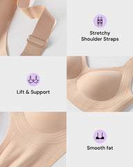 Ultra Smooth Jelly Support Full Coverage Bra