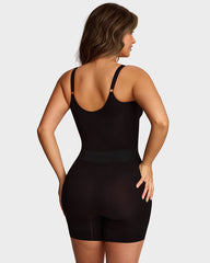 Easy-Access Seamless Sculpting Bodysuit – Full Body Compression Shapewear