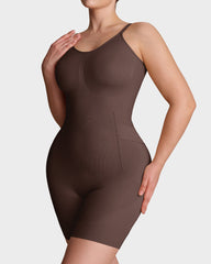Easy-Access Seamless Sculpting Bodysuit – Full Body Compression Shapewear