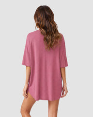 2-Piece Biker Short Lounge Set for Everyday Wear
