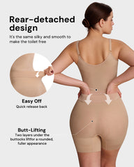EasySlide Pull-Down Shapewear Bodysuit
