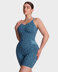 Easy-Access Seamless Sculpting Bodysuit – Full Body Compression Shapewear