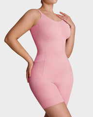 Easy-Access Seamless Sculpting Bodysuit – Full Body Compression Shapewear