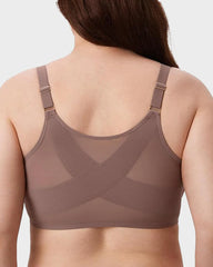 Front Clasp Mesh Support Bra
