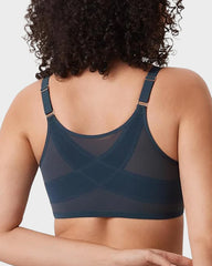 Front Clasp Mesh Support Bra