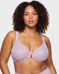 Front Clasp Mesh Support Bra