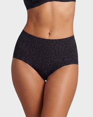 6-Pack High-Waist Seamless Leopard Tummy Control Briefs