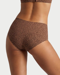 6-Pack High-Waist Seamless Leopard Tummy Control Briefs