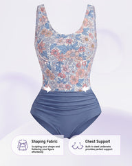 High Waist Two Piece Tank Swimsuit
