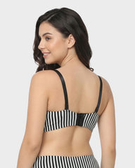 Instant Boost Lace-Up Padded Push Up Bra