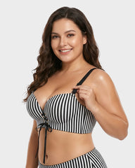Instant Boost Lace-Up Padded Push Up Bra