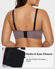 Instant Boost Lace-Up Padded Push Up Bra