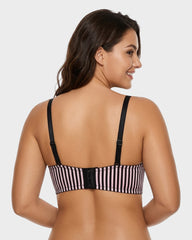 Instant Boost Lace-Up Padded Push Up Bra