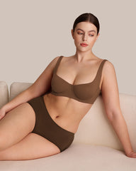 Invisible Wired Unlined Balconette Bra