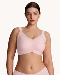 Womens Wireless Bras V Mesh Comfortable Bralette Supportive