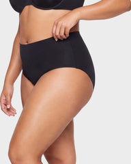 6-Pack No Show High-Waist Briefs for Everyday Seamless Comfort
