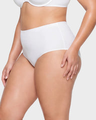 6-Pack No Show High-Waist Briefs for Everyday Seamless Comfort