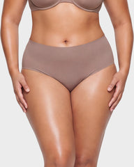 6-Pack No Show High-Waist Briefs for Everyday Seamless Comfort