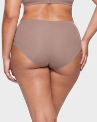 6-Pack No Show High-Waist Briefs for Everyday Seamless Comfort