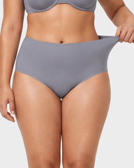 6-Pack No Show High-Waist Briefs for Everyday Seamless Comfort