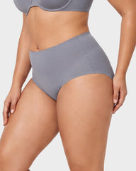 6-Pack No Show High-Waist Briefs for Everyday Seamless Comfort