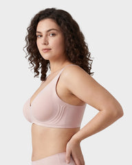 Seamless Deep V Push-Up Wireless Bra