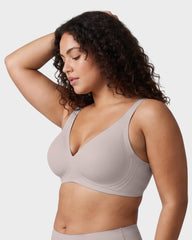 Seamless Deep V Push-Up Wireless Bra