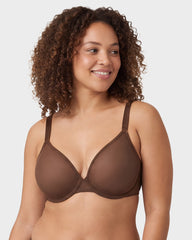 Breathable Mesh Demi Bra for Everyday Comfort