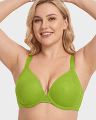 Breathable Mesh Demi Bra for Everyday Comfort