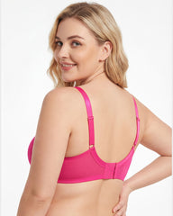 Breathable Mesh Demi Bra for Everyday Comfort