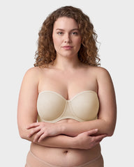 Stay-Put Strapless Bra for Full Busts