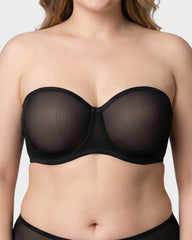 Stay-Put Strapless Bra for Full Busts
