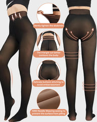 Translucent Fleece Lined Tights
