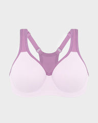 Unlined External Underwire Full Coverage Sports Bra