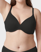 Unlined Underwire Plunge Balconette Bra