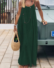 Backless Cami Dress for Beach & Vacation
