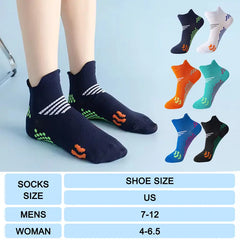 3-Pair Lightweight Compression Ankle Socks — Cushioned Support for Active Feet