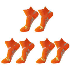 3-Pair Lightweight Compression Ankle Socks — Cushioned Support for Active Feet