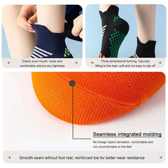 3-Pair Lightweight Compression Ankle Socks — Cushioned Support for Active Feet