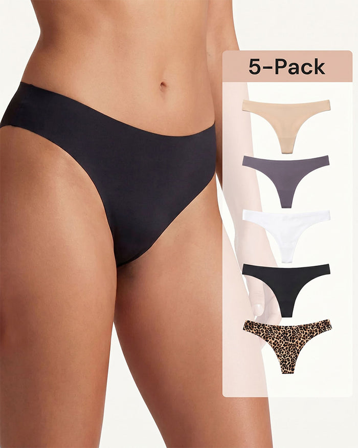 5-Pack Seamless High-Waist Shaping Panties