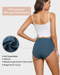 6-Pack Seamless High-Waist No-Show Comfort Panties