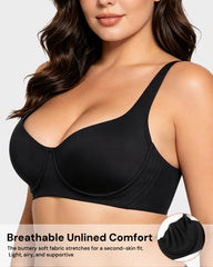 Bare-Edge™ Unlined Demi Bra with Jelly Gel