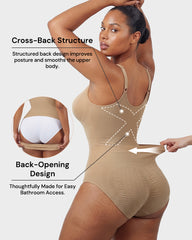 Deep V Butt Lift Camisole Bodysuit Shapewear